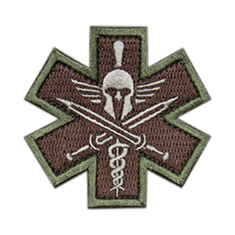 Mil-Spec Monkey Patch Tactial Medic - Spartan multicam