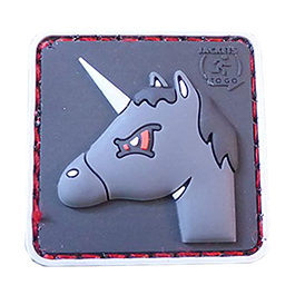 JTG 3D Rubber Patch Angry Unicorn