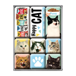 Magnet Set Happy Cats 9-teilig Bild 1 xxx: