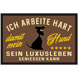Rahmenlos Trmatte Luxushund 40 x 60 cm
