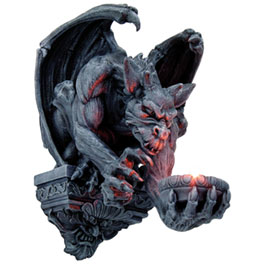 Teelichthalter Gargoyle fr die Wand