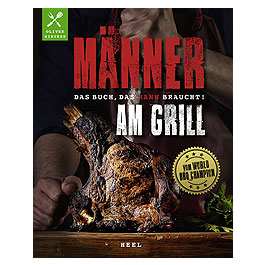 Männer am Grill Buch inkl. Jumbo Steakmesser