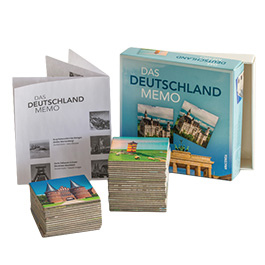 Das Deutschland Memo - Memory Spiel mit 40 Spielkarten im Spielkarton Bild 3