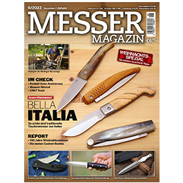 Zeitschrift Messer Magazin 06/2022 Dezember/Januar