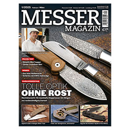 Zeitschrift Messer Magazin 01/2025 Februar/Mrz