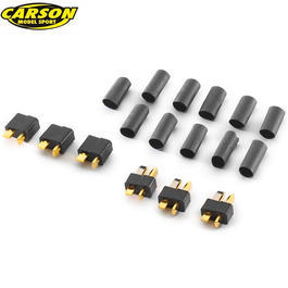 Carson T-Plug Stecker-Buchsen Set - 3 Paar