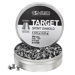 JSB Flachkopf Diabolos Target Sport 4,5 mm, 500 Stck