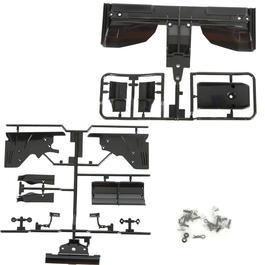 Tamiya F104 Ferrari F2012 Spoiler Set vorne / hinten schwarz 51525