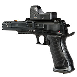 Kleinbild 10 Umarex Race Gun CO2 Luftpistole 4,5mm BB Blowback schwarz mit Leuchtpunktvisier
