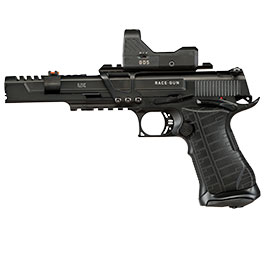 Kleinbild 4 Umarex Race Gun CO2 Luftpistole 4,5mm BB Blowback schwarz mit Leuchtpunktvisier