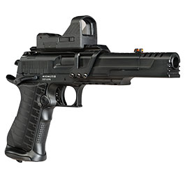 Kleinbild 9 Umarex Race Gun CO2 Luftpistole 4,5mm BB Blowback schwarz mit Leuchtpunktvisier