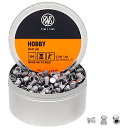 RWS Flachkopf-Diabolos Hobby 5,5mm 500 Stck