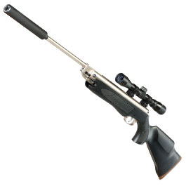 Kleinbild 1 Weihrauch HW 35K Black Silence Luftgewehr inkl. Zielfernrohr Schalld�mpfer Kal. 4,5mm Diabolo
