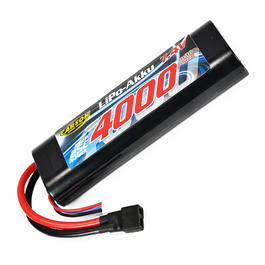 Carson LiPo Akku 7.4V 4000mAh 25C Racing Pack T-Stecker 500608145