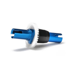 LaTrax Alu Starrachse (Spool) blau f. LaTrax Rally TRX7581