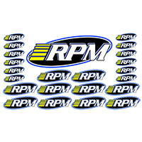 RPM Pro Logo Decal Sheets 2 Stck RPM70005