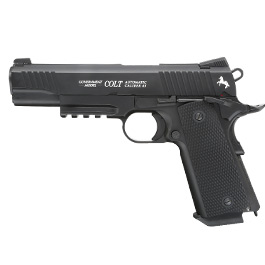 Colt M45 CQBP Vollmetall CO2 Pistole 4,5 mm (.177) BB brüniert Blowback