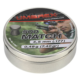 Umarex Flachkopf-Diabolos Match 4,5mm 500 Stück Bild 1 xxx: