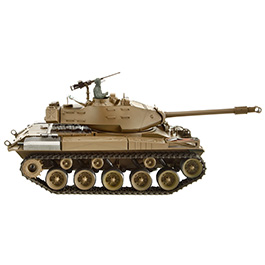 Amewi RC Panzer M41 Walker Bulldog 1:16 schussfähig 2,4 GHz Control Edition RTR oliv Bild 3