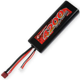 Robitronic LiPo Akku 7.4V 4200mAh 40C T-Type Buchse Racing Pack R05232