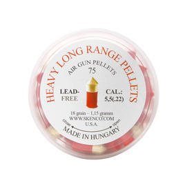 Kleinbild 3 Skenco Spitzkopf-Diabolos Heavy Long Range Pellets 5,5mm 75 Stck