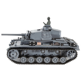 Amewi RC Panzerkampfwagen III Control Edition 1:16 schussfähig RTR grau Bild 1 xxx:
