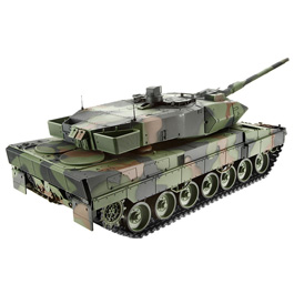 RC Panzer Leopard 2A6 1:16 Infrarot-Gefechtssystem und 6 mm Schussfunktion mehrstufiges Getriebe Bild 2