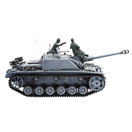 Amewi RC Panzer Sturmgeschütz III Control Edition 1:16 schussfähig RTR grau Bild 4