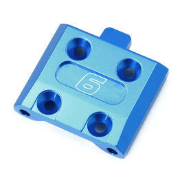 Tamiya M-07 Concept Aluminium Querlenkerhalter 6 Grad vorne blau 54780