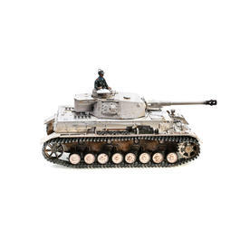 Torro RC Panzer IV Ausf. G 1:16 schussfähig, Rauch & Sound, Metallketten, RTR, wintertarn Bild 3
