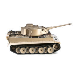 Amewi RC Panzer Tiger I 1:16 True Sound Metallausführung schussfähig RTR desert yellow Bild 3