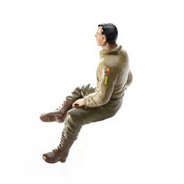 Modellbau Figur 2nd Lieutenant G. Clark sitzend 1:16 Bild 3