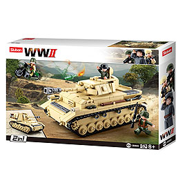 Sluban WWII 2in1 German Tank 543 Teile M38-B0693 Bild 1 xxx: