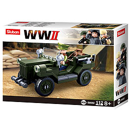 Sluban WWII Allied Light Truck 112 Teile M38-B0682 Bild 1 xxx: