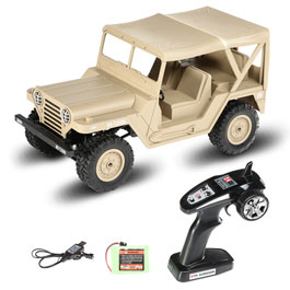 1:14 RC U.S. Militr Gelndewagen 2,4GHz 4WD RTR military desert 22385