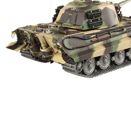 Amewi Rc Panzer Königstiger mit Henschelturm tarn, 1:16, RTR, schussfähig, Infrarot-Gefechtssystem, Rauch & Sound, Metallget Bild 7