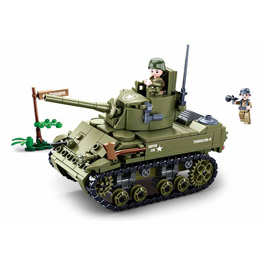 Sluban WWII Allied Light Panzer 344 Teile M38-B0856