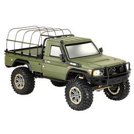 AMXROCK RCX10PS Crawler Profi 1:10 2-Gang Schaltgetriebe Militr Grn