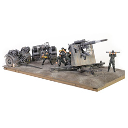 Forces of Valor Krupp Flak 36 mit Flak Rohr 36 & Sd. 202 Abschleppwagen 1:32 Standmodell