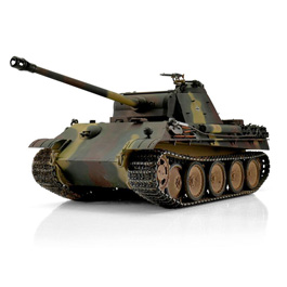 Torro RC Panzer Panther G Sommertarn Profi-Edition 1:16 schussfähig, Rauch & Sound, Metallgetriebe und Metallketten, RTR Bild 3