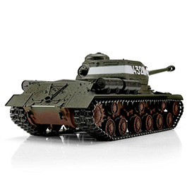 Torro RC Panzer IS-2 grün Profi-Edition 1:16 schussfähig, Rauch & Sound, Metallgetriebe und Metallketten, RTR Bild 2