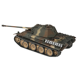 Torro RC Panzer Panther G tarn Profi-Edition 1:16 Infrarot Battlesystem, Rauch & Sound, Metallgetriebe und Metallketten, RTR Bild 3
