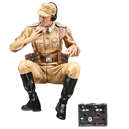 Torro Schwimmwagen Figur Funker 1:16 handbemalt