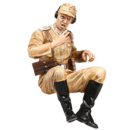 Kleinbild 4 Torro Schwimmwagen Figur Funker 1:16 handbemalt