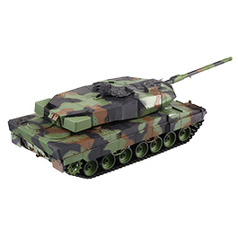 Amewi RC Panzer Leopard 2A6, tarn 1:16 schussfähig, Infrarot-Gefechtssystem, Rauch & Sound, RTR Bild 4