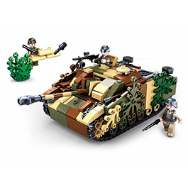 Sluban Bauset WWII German Camouflage Tank 524 Teile M38-B0858