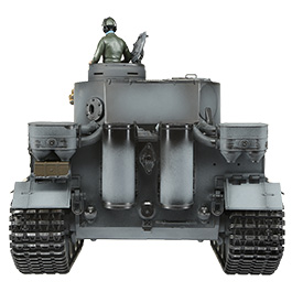 Torro RC Panzer Tiger I Frühe Ausf. grau Profi-Edition 1:16 schussfähig, Rauch & Sound, Metallgetriebe und Metallketten, RTR Bild 5