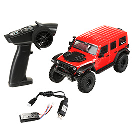 Amewi AMXROCK AM18 Kratos Scale RC Crawler Gelndewagen 1:18 RTR rot