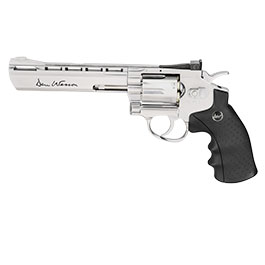 ASG Dan Wesson 6 Zoll 4,5mm Diabolo CO2 Revolver chrom gezogener Lauf