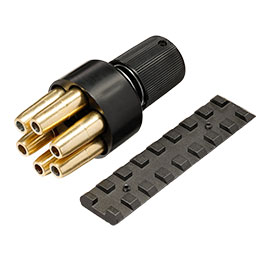 Kleinbild 11 ASG Dan Wesson 6 Zoll 4,5mm Diabolo CO2 Revolver chrom gezogener Lauf